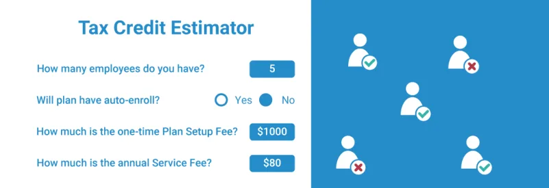 Determine Client Tax Credit Eligibility with Our SECURE Act Tax Credit Estimator
